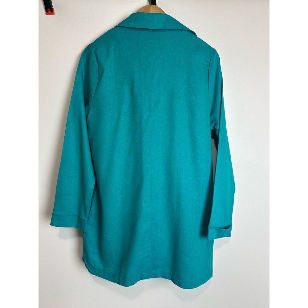 Teal Linen Short Set - Picture 5 of 8